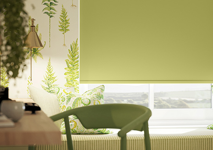 Orion (Blackout), Sage Green - Roller Blind - Image 5